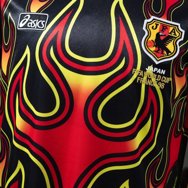 1998 JAPAN GOALKEEPER BLACK FIREWORKS LONG SLEEVE