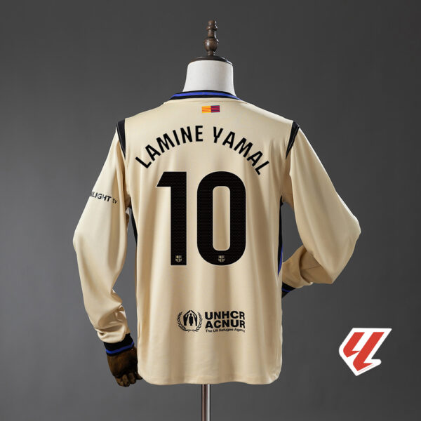 2025-26 BARCELONA AWAY LONG SLEEVE (FAN VERSION)