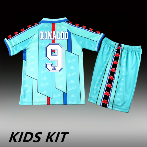 5068323490.png 1995-97 BARCELONA AWAY KIDS KIT