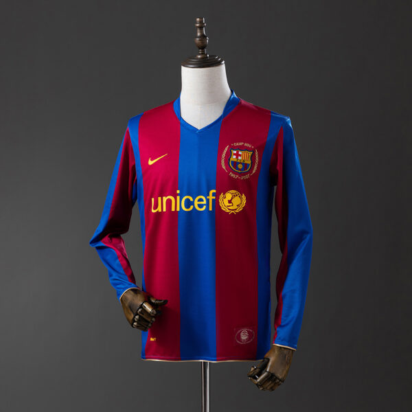 2007-08 BARCELONA HOME LONG SLEEVES