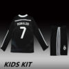 2014-15 REAL MADRID THIRD AWAY LONG SLEEVE KIDS KIT