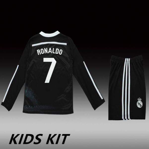 2014-15 REAL MADRID THIRD AWAY LONG SLEEVE KIDS KIT