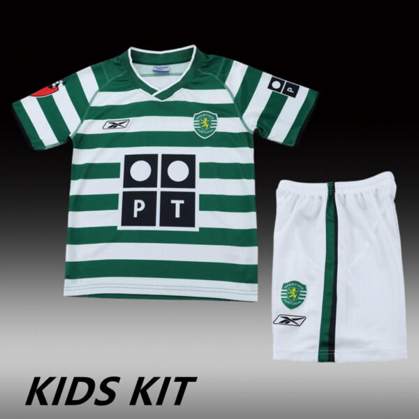 2003-04 SPORTING LISBON HOME KIDS KIT
