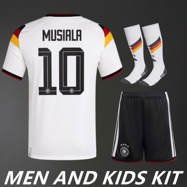 2026 GERMANY WORLD CUP HOME MEN AND KIDS KIT