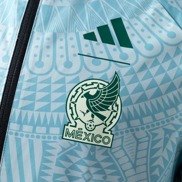 MEXICO REVERSIBLE JACKET WINDBREAKER - RED & SKY BLUE