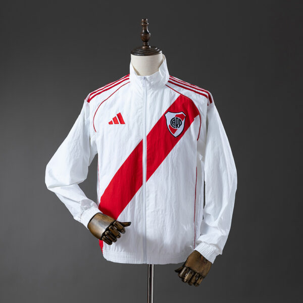 2025-26 RIVER PLATE WINDBREAKER-WHITE
