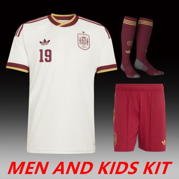 2026 SPAIN WORLD CUP AWAY MEN AND KIDS KIT