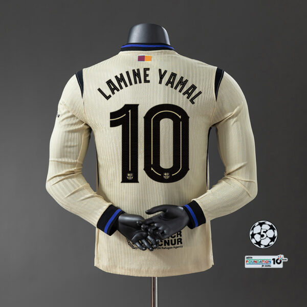 2025-26 BARCELONA AWAY LONG SLEEVE (PLAYER VERSION)