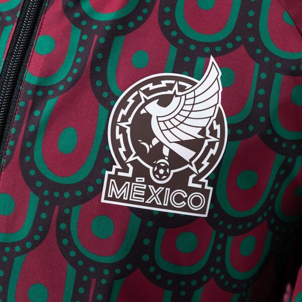 MEXICO REVERSIBLE JACKET WINDBREAKER - RED & SKY BLUE