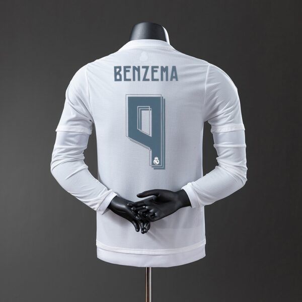 2015-16 REAL MADRID HOME LONG SLEEVE (PLAYER VERSION)