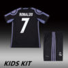 2016-17 REAL MADRID THIRD AWAY KIDS KIT