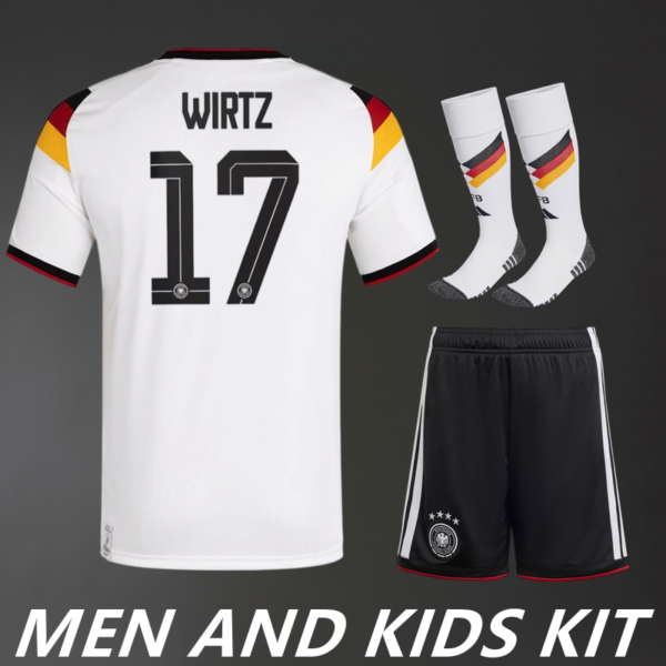 2026 GERMANY WORLD CUP HOME MEN AND KIDS KIT