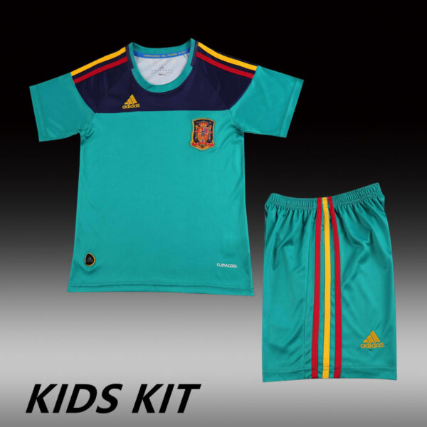 2010 SPAIN GOALKEEPER - BLUE KIDS KIT