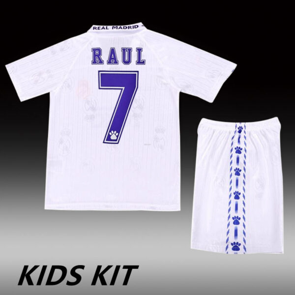 1996-97 REAL MADRID HOME KIDS KIT