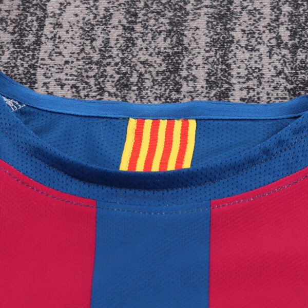 2005-06 BARCELONA HOME LONG SLEEVE KIDS KIT