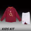 2005-06 ARSENAL HOME LONG SLEEVE KIDS KIT