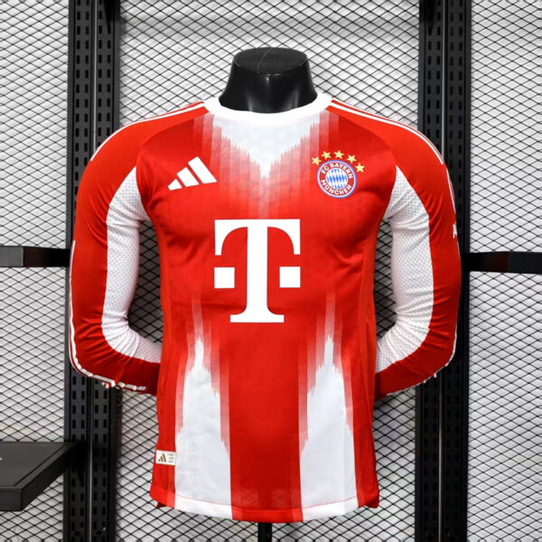 2025-26 BAYERN MUNICH HOME LONG SLEEVE PLAYER VERSION