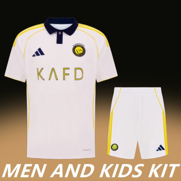 2025-26 AL NASSR THIRD AWAY MEN AND KIDS KIT