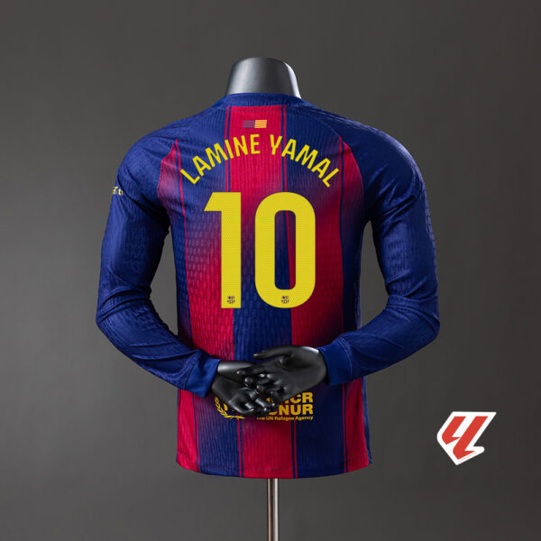 2025-26 BARCELONA HOME LONG SLEEVE (PLAYER VERSION)