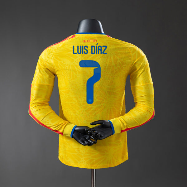 2026 COLOMBIA WORLD CUP LONG SLEEVES HOME（PLAYER VERSION）