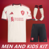 2025-26 LIVERPOOL AWAY MEN AND KIDS KIT