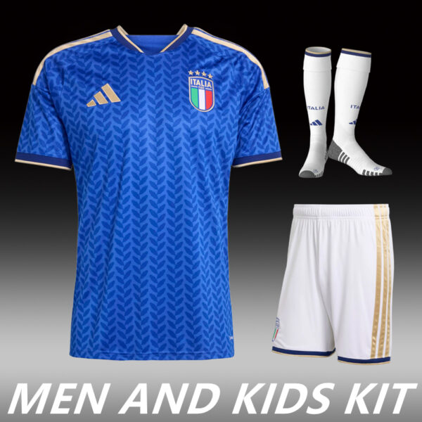 2026 ITALY WORLD CUP HOME MEN AND KIDS KIT