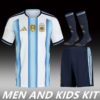 2026 ARGENTINA WORLD CUP HOME MEN AND KIDS KIT