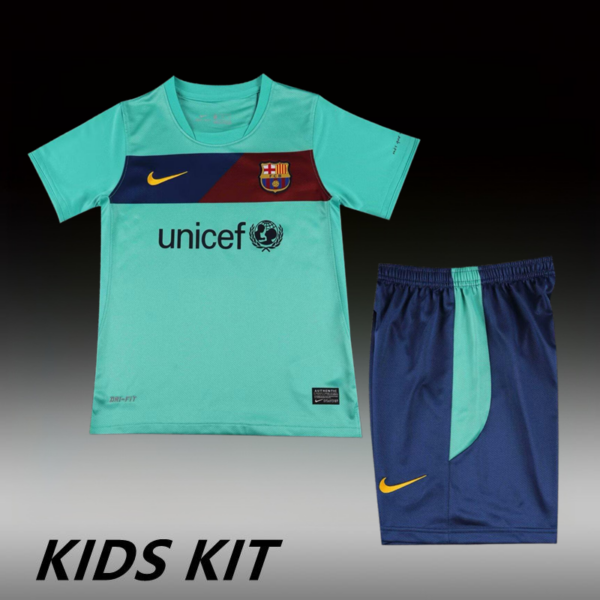 2010-11 BARCELONA AWAY KIDS KIT