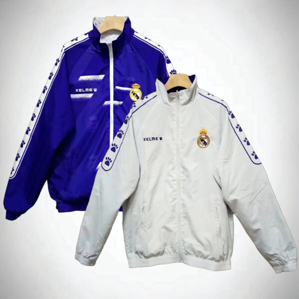 REAL MADRID TRAINING WINDBREAKER （DOUBLE SIDED ）