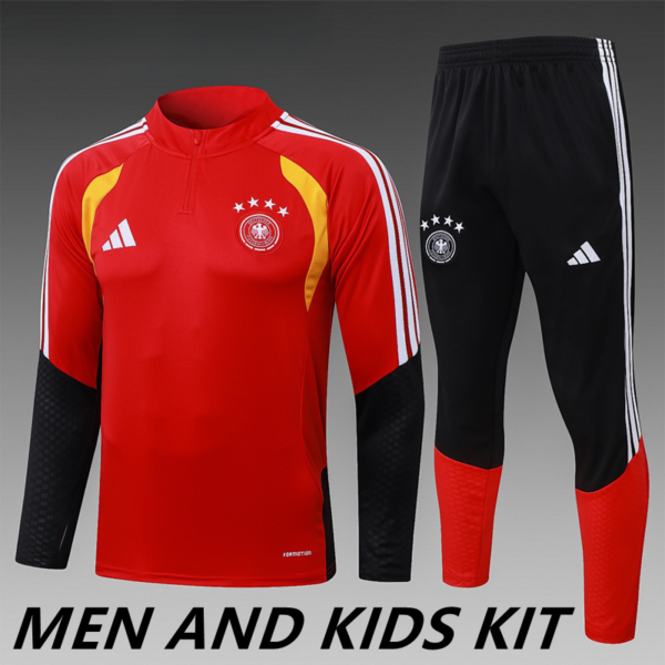 2026-27 GERMANY TRACKSUITS TRAINING SUIT-RED