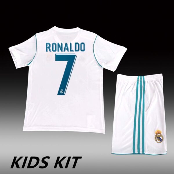 2017-18 REAL MADRID HOME KIDS KIT
