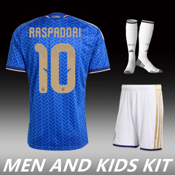 2026 ITALY WORLD CUP HOME MEN AND KIDS KIT