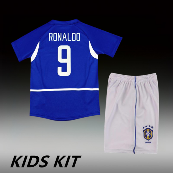 2002 BRAZIL AWAY KIDS KIT