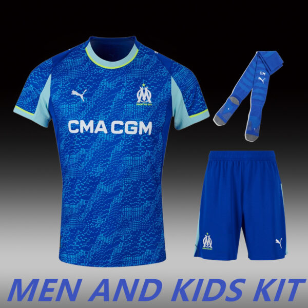 2025-26 MARSEILLE THIRD AWAY MEN AND KIDS KIT
