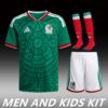 2026 MEXICO WORLD CUP HOME MEN AND KIDS KIT