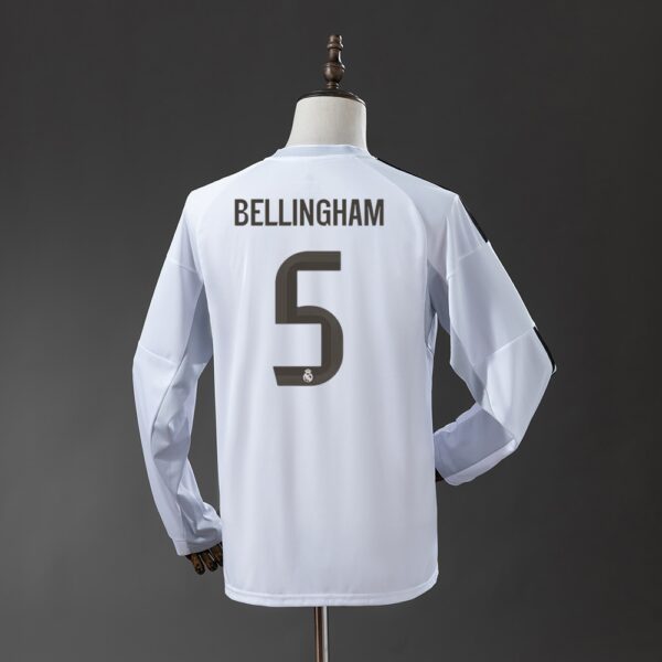 2025-26 REAL MADRID LONG SLEEVE HOME （FAN VERSION）