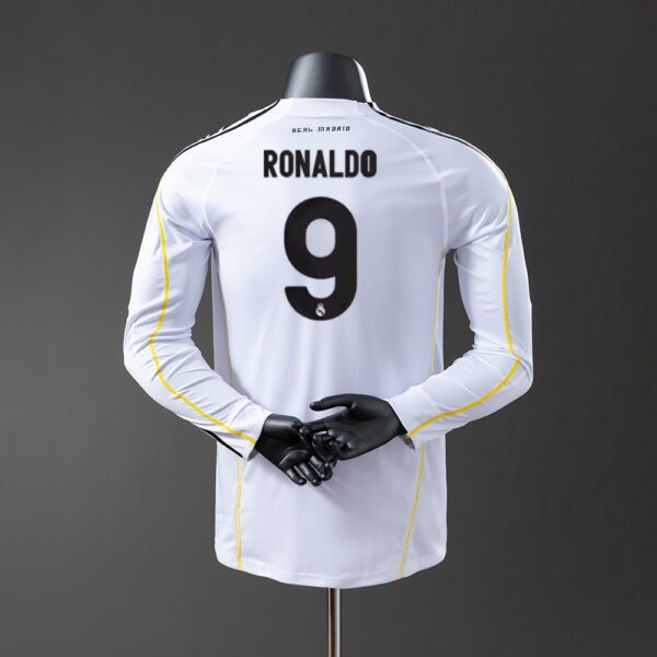 2009-10 REAL MADRID HOME LONG SLEEVE (PLAYER VERSION)