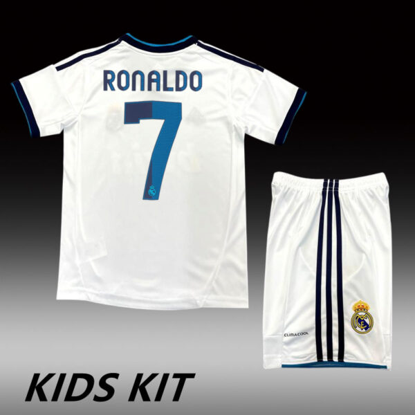 2012-13 REAL MADRID HOME KIDS KIT