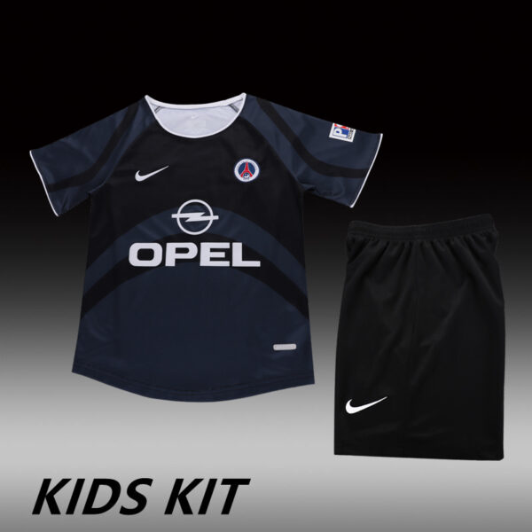 94011b425f.jpg 2001-02 PSG THIRD AWAY KIDS KIT