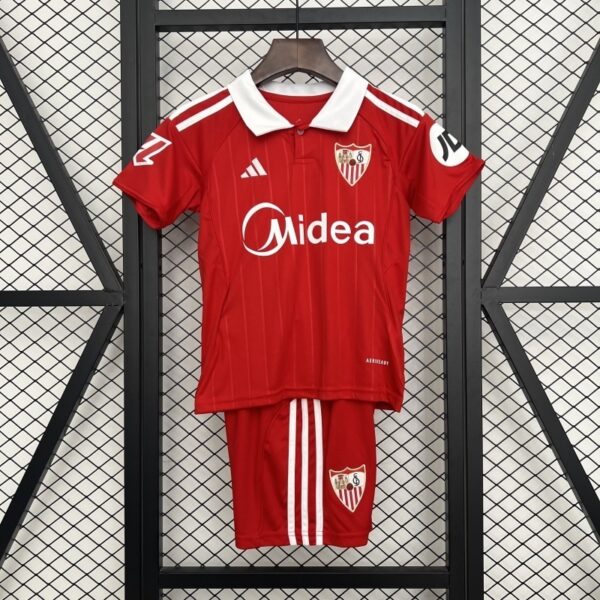 2025-26 SEVILLA FC AWAY KIDS KIT
