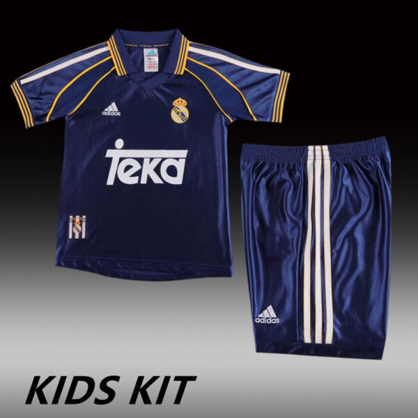 1998-99 REAL MADRID THIRD AWAY KIDS KIT