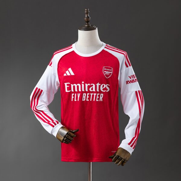2025-26 ARSENAL HOME LONG SLEEVE (FAN VERSION)