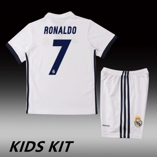 2016-17 REAL MADRID HOME KIDS KIT
