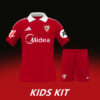 2025-26 SEVILLA FC AWAY KIDS KIT