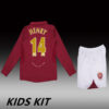 2005-06 ARSENAL HOME LONG SLEEVE KIDS KIT