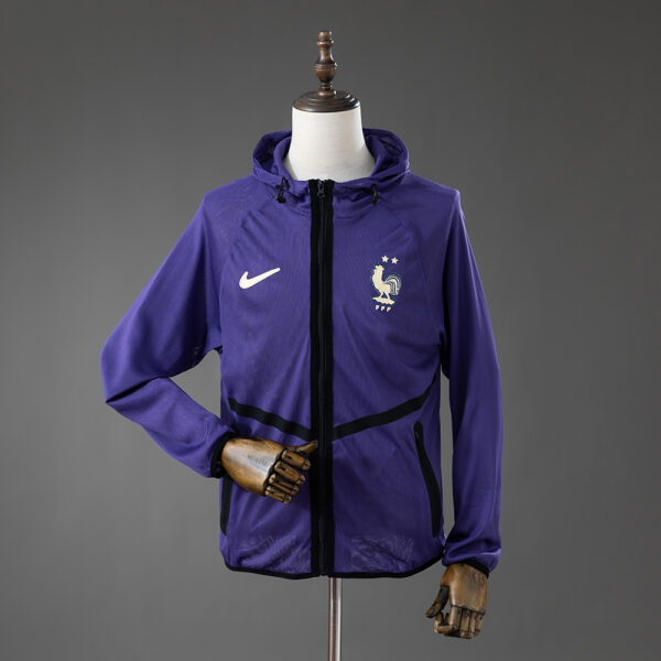 2026 FRANCE MEN'S FOOTBALL ANTHEM JACKET - PURPLE