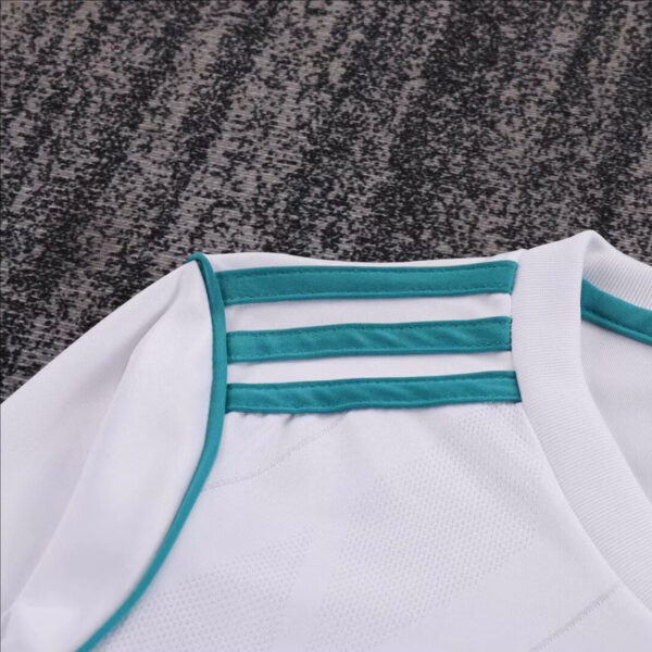 2017-18 REAL MADRID HOME LONG SLEEVE KIDS KIT
