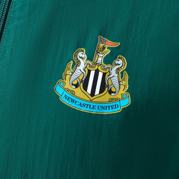 NEWCASTLE UNITED REVERSIBLE JACKET WINDBREAKER - ARMY GREEN & YELLOW