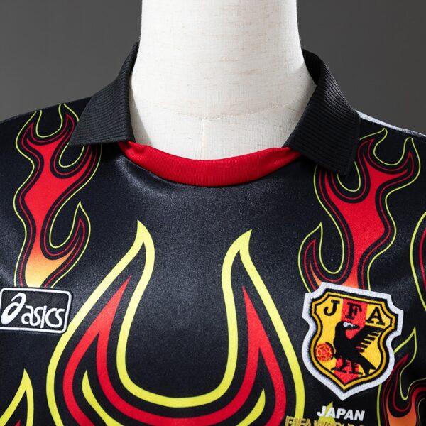 1998 JAPAN GOALKEEPER BLACK FIREWORKS LONG SLEEVE