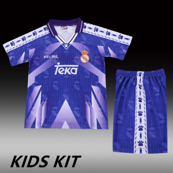 1996-97 REAL MADRID AWAY KIDS KIT